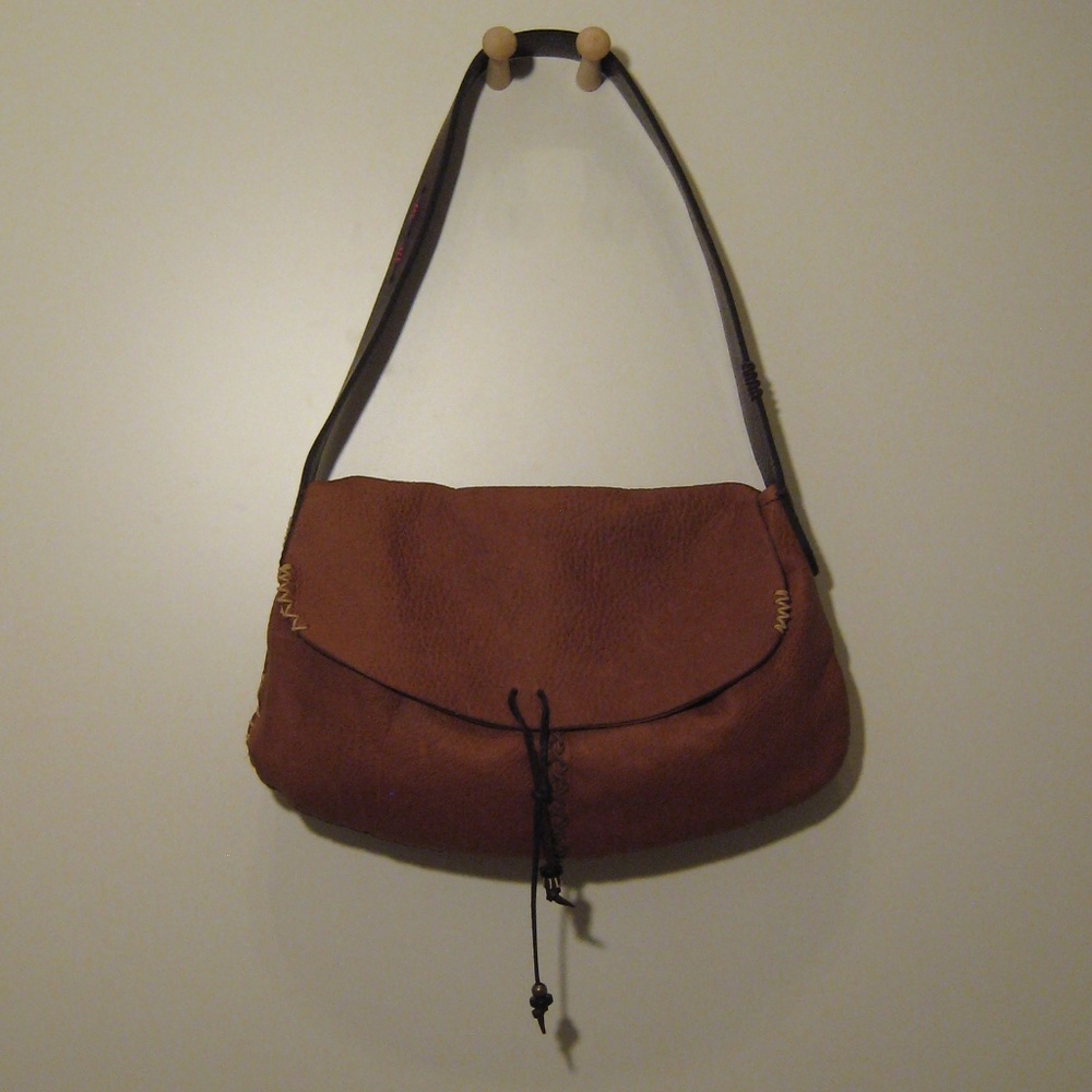 Lucky Brand Ojai Half Moon Leather Satchel